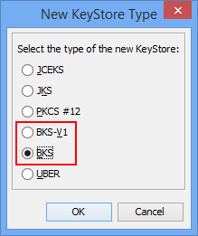 alias using keystore explorer