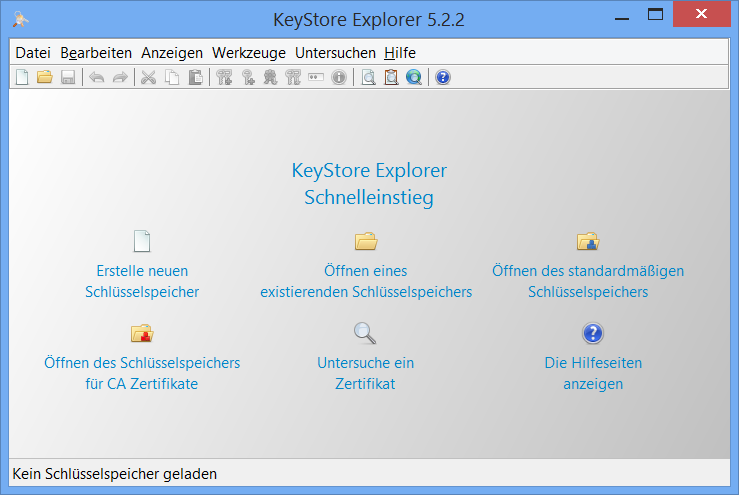 install keystore explorer