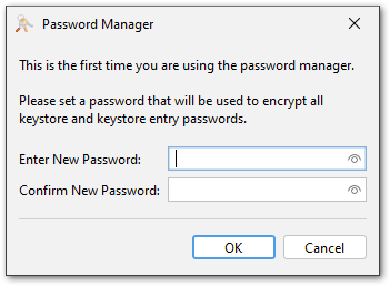 screenshot of init password manager